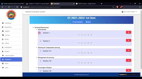 prism cmu|Faculty Evaluation System .